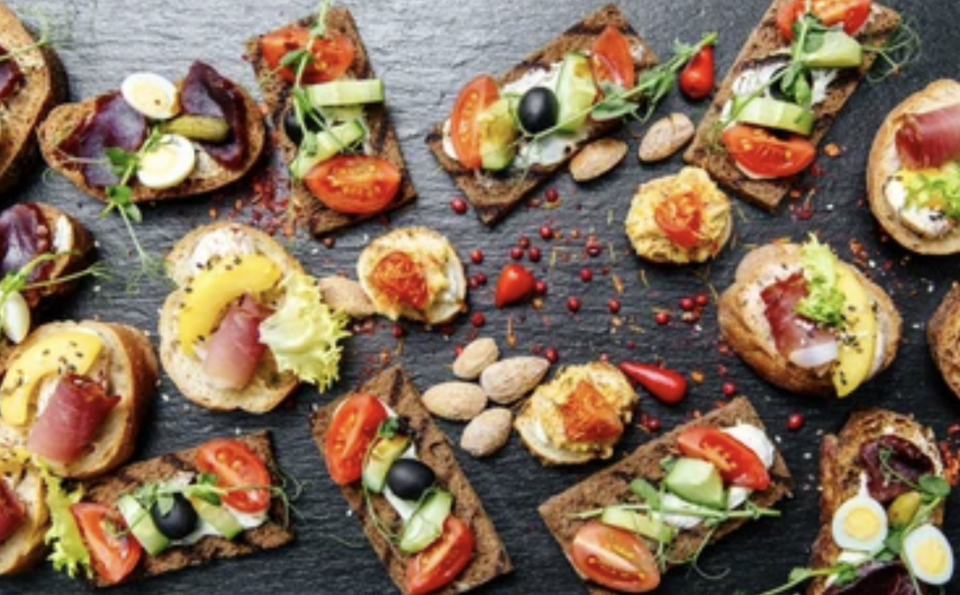 Aperçu des entrées et hors-d’œuvre