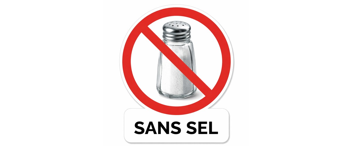 Aperçu des recettes sans sel