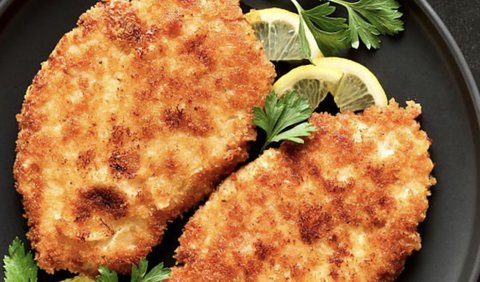 Poitrines de poulet croustillantes Parmigiano