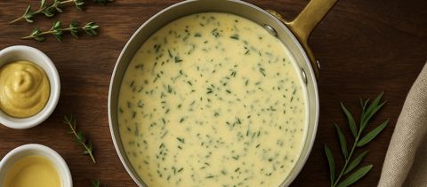 Sauce au thym et à l’estragon pour accompagner les viandes