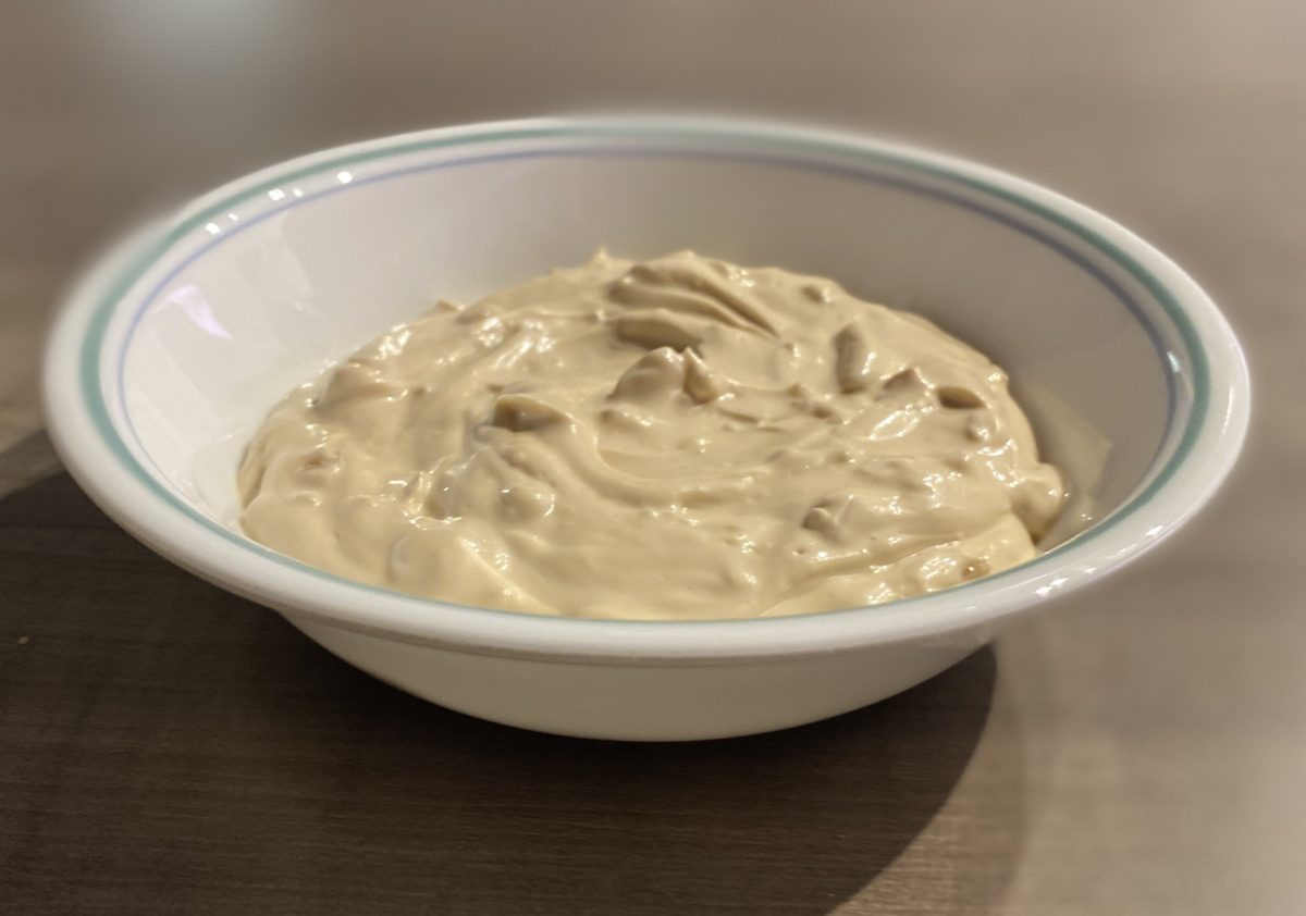 Trempette maison de Paule pour crudités au yogourt grec et poivron rouge